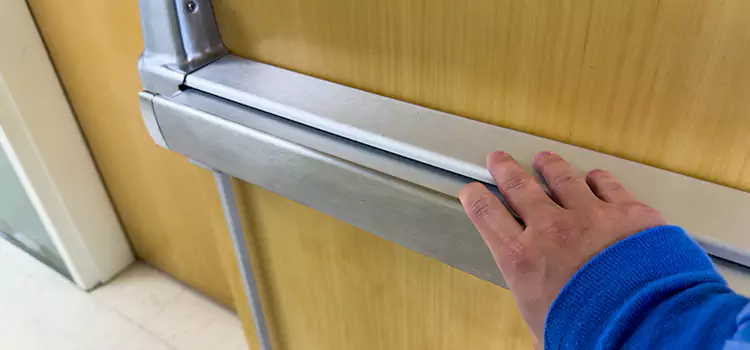 Installing a Push Bar on a Door Bel Air South